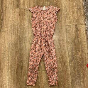 Albion Mini Jumpsuit in pink cherry blossom.